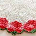 Crochet Tray Covers - Strawberries